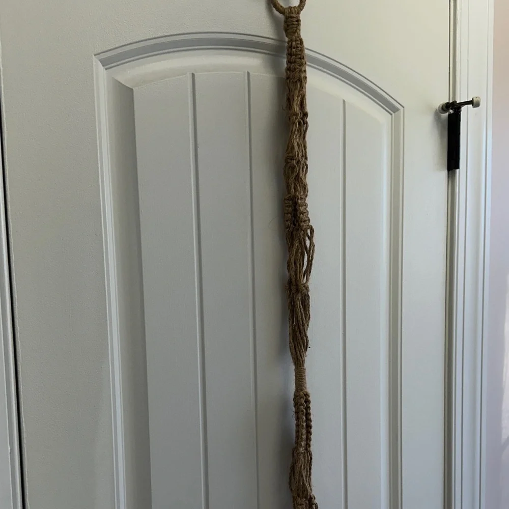 Bohemian Tan Macrame Wall Tapestry